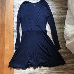 Blue stretchy dress